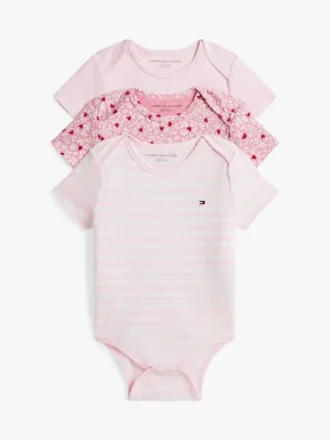 3-pack stretchiga bodyar för Baby