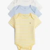 3-pack stretchiga bodyar för Baby