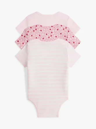 3-pack stretchiga bodyar för Baby