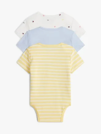 3-pack stretchiga bodyar för Baby