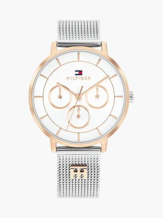 36 mm klocka i mesh med monogram