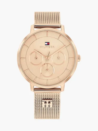 36 mm klocka i mesh med monogram 36 mm klocka i mesh med monogram