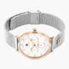 36 mm klocka i mesh med monogram 36 mm klocka i mesh med monogram