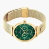 36 mm klocka i mesh med monogram 36 mm klocka i mesh med monogram