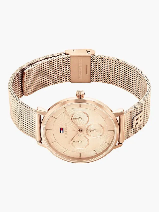 36 mm klocka i mesh med monogram 36 mm klocka i mesh med monogram
