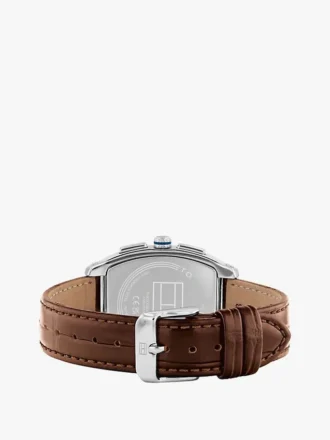 36 mm multifunktionsklocka med läderarmband