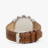 40 mm kronografklocka med läderarmband