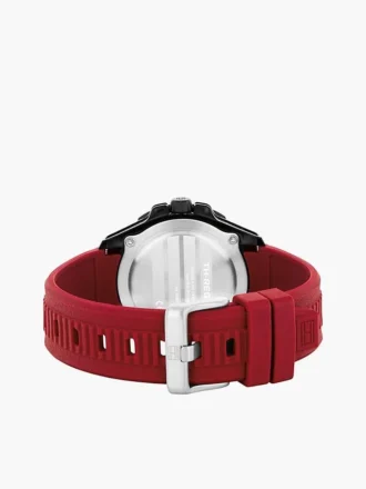 42 mm sportklocka med silikonarmband
