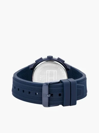43 mm silikonarmband med dubbeltidsfunktion