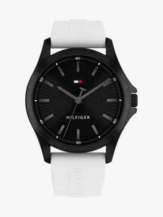 43 mm sportklocka med silikonarmband