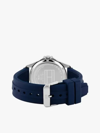 43 mm sportklocka med silikonarmband