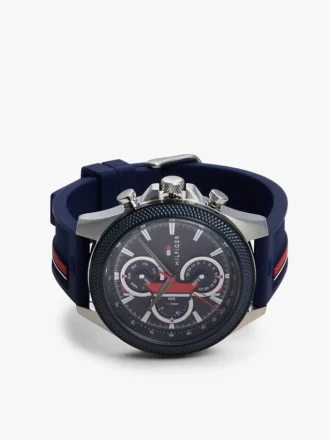 46 mm sportklocka med signaturarmband