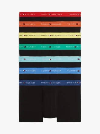 7-pack boxershorts med flerfärgat midjeband