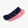 Allover Monogram No-Show-strumpor, 2-pack Allover Monogram No-Show-strumpor, 2-pack