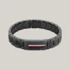 Armband i rostfritt stål med flaggstrip