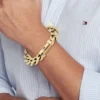 Armband med grova kedjelänkar