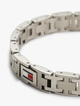 Armband med platta H-länkar