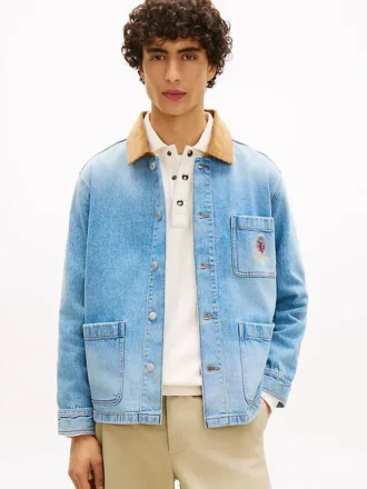 Avslappnad denimjacka