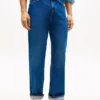 Avslappnad rak Jeans Avslappnad rak Jeans