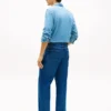 Avslappnad rak Jeans Avslappnad rak Jeans