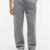 Avslappnade joggingbyxor i borstad fleece