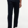 Avslappnade joggingbyxor i borstad fleece