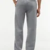 Avslappnade joggingbyxor i borstad fleece