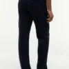 Avslappnade joggingbyxor i borstad fleece