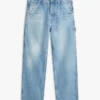 Avslappnade raka carpenterjeans Avslappnade raka carpenterjeans