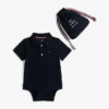 Baby-polo-body för spädbarn och presentpåse