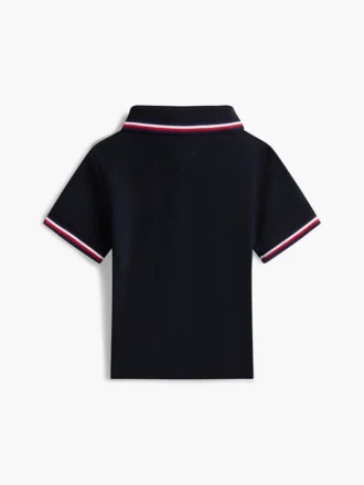 Baby-polo-tröja med kontrastkant för spädbarn