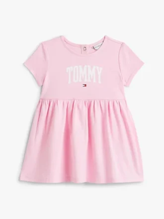 Baby-tommy-klänning med logotyp för spädbarn