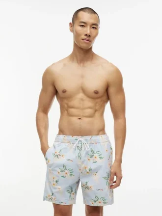 Badbyxor med blommönster, 7 tum