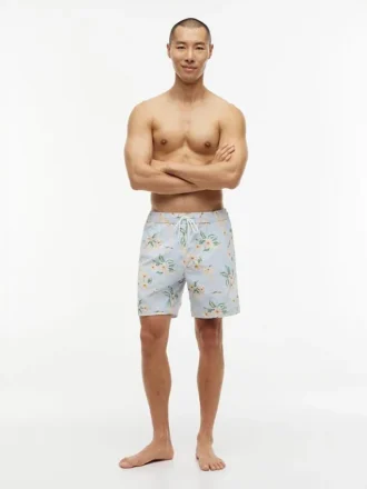 Badbyxor med blommönster, 7 tum