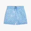Badshorts med monogram för barn