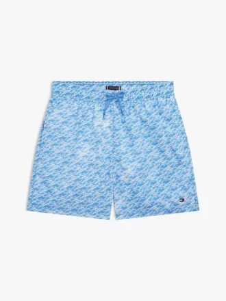 Badshorts med monogram för barn