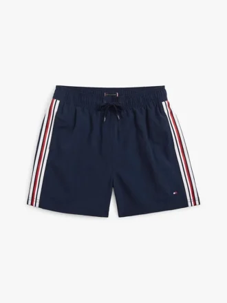 Badshorts med signaturränder för barn