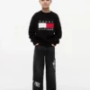 Baggy-jeans med Hilfiger-graffititryck för barn Baggy-jeans med Hilfiger-graffititryck för barn