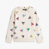 Barn-sweatshirt med segelflagga över hela plagget Barn-sweatshirt med segelflagga över hela plagget