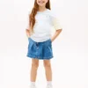 Barn-T-shirt med blandade ränder Barn-T-shirt med blandade ränder