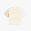 Barn-T-shirt med blandade ränder Barn-T-shirt med blandade ränder
