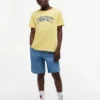 Barn-T-shirt med blommigt Tommy-logo
