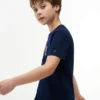 Barn-T-shirt med blommigt Tommy-logo