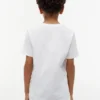 Barn-T-shirt med blommigt Tommy-logo