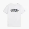 Barn-T-shirt med blommigt Tommy-logo