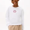 Barn-T-shirt med broderad hjärtlogotyp Barn-T-shirt med broderad hjärtlogotyp