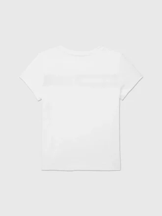 Barn-T-shirt med broderat flaggmärke