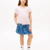 Barn-T-shirt med Hilfiger-logotyp och knytning fram