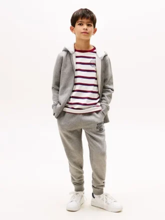 Barnbyxor i borstad fleece