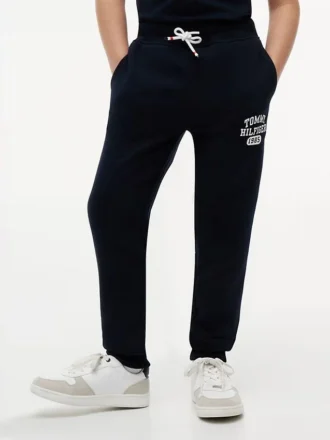 Barnbyxor i borstad fleece